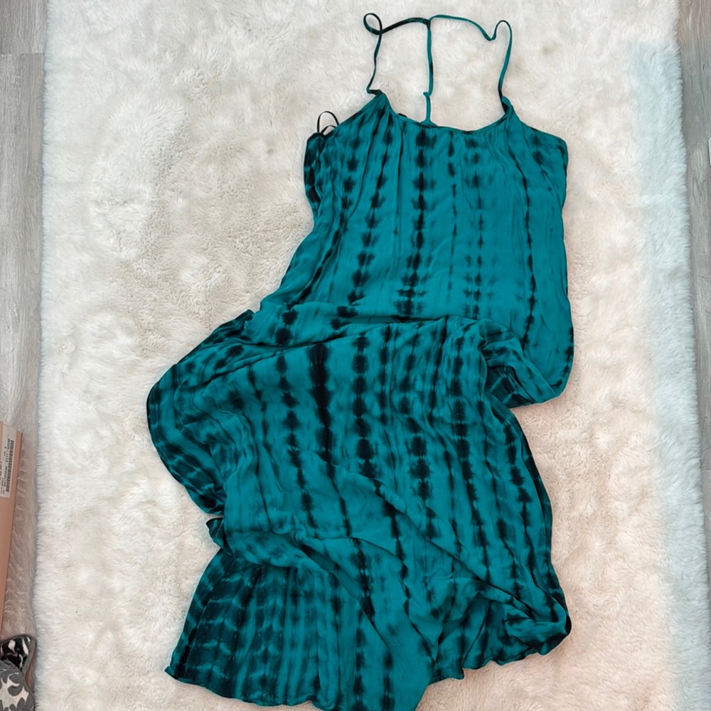 Lovestitch Turquoise and Navy Maxi Dress